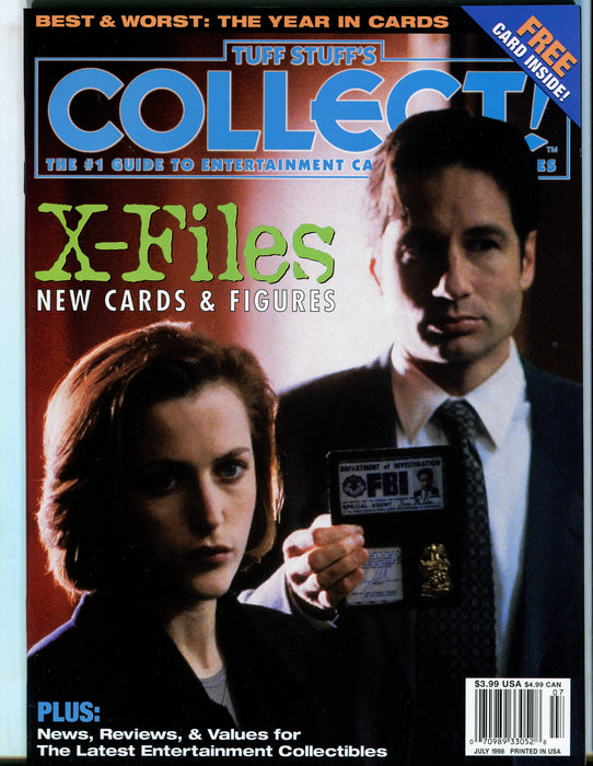 Tuff Stuff's Collect! Magazine Jan 1993 - Sept 1999 (72 Issues) You Pick! July 1998  - TvMovieCards.com