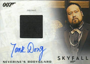 James Bond Archives Final Edition 2017 Tank Dong Autograph Costume Card   - TvMovieCards.com