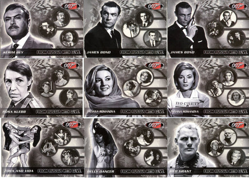James Bond Goldfinger & From Russia With Love 9 Card Sets 2003   - TvMovieCards.com