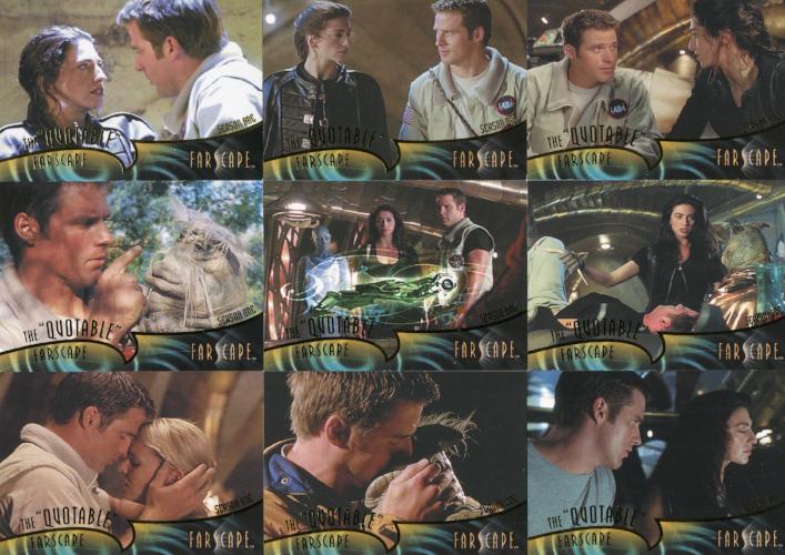 Farscape Through the Wormhole Quotable Farscape Chase Card Set 22 Cards Q1 -Q22 - TvMovieCards.com