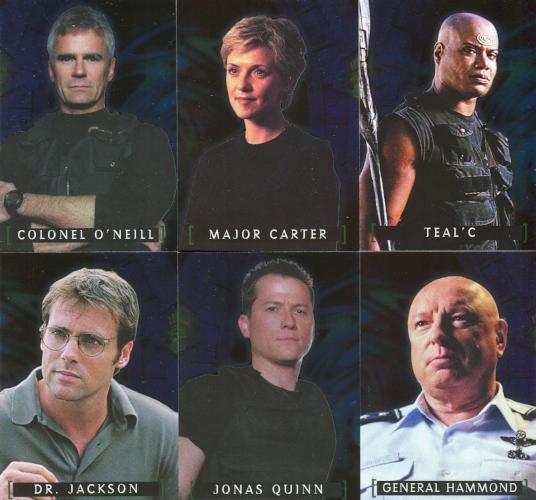 Stargate SG-1 Fan Club Card Set FC1 thru FC6  2003   - TvMovieCards.com