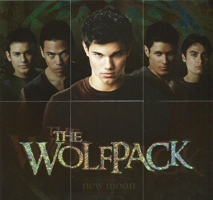 The Twilight Saga: New Moon Wolfpack Puzzle Chase Card Set WP-1 thru WP-6   - TvMovieCards.com
