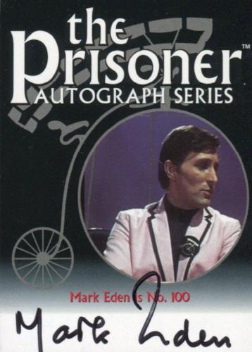 Prisoner Mark Eden as No. 100 Autograph Card PA6   - TvMovieCards.com