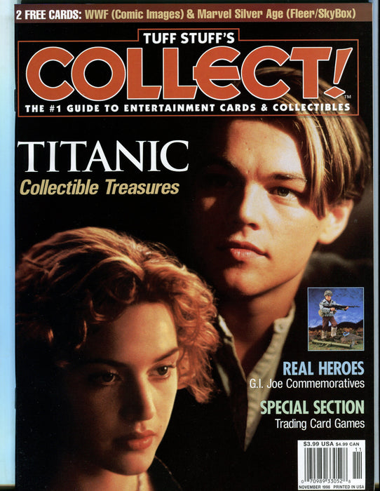 Tuff Stuff's Collect! Magazine Jan 1993 - Sept 1999 (72 Issues) You Pick! November 1998  - TvMovieCards.com