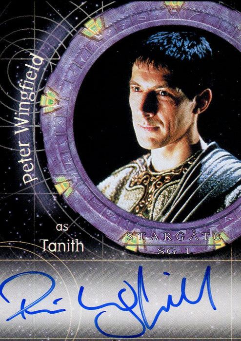 Stargate SG-1 Season Four Peter Wingfield as Tanith Autograph Card A14   - TvMovieCards.com