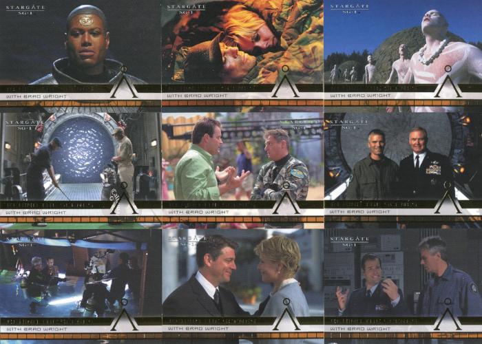 Stargate SG-1 Season 6 Behind the Scenes Chase Card Set B1 thru B9   - TvMovieCards.com