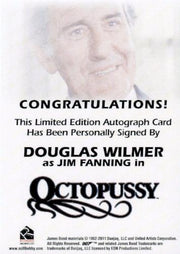 James Bond 50th Anniversary Series One Douglas Wilmer Autograph Card   - TvMovieCards.com