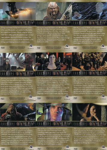 Farscape Through the Wormhole Peacekeeper Wars Chase Card Set PW1 thru PW18 - TvMovieCards.com
