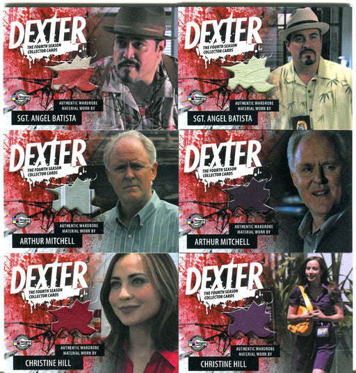 Dexter Season Four Wardrobe Costume Card Set D4-C ABG - D4-C WS DMC   - TvMovieCards.com