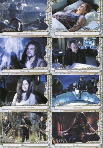 Stargate SG-1 Heroes Atlantis Season 5 Chase Card Set 20 Cards   - TvMovieCards.com