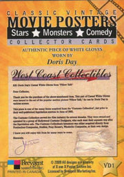 Classic Vintage Movie Posters 2 Doris Day Costume Card VD1 Breygent   - TvMovieCards.com