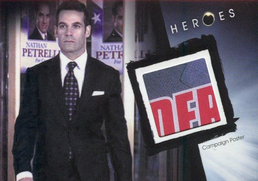 Heroes Archives Limited Nathan Petrelli Campaign Poster Prop Card #285/375   - TvMovieCards.com