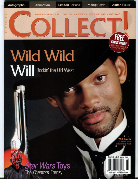 Tuff Stuff's Collect! Magazine Jan 1993 - Sept 1999 (72 Issues) You Pick! July 1999  - TvMovieCards.com