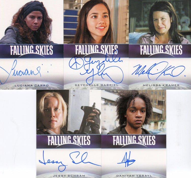 Women of Falling Skies Season 2 Premium Pack Autograph Card Lot 5 Cards   - TvMovieCards.com