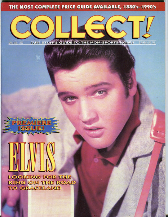 Tuff Stuff's Collect! Magazine Jan 1993 - Sept 1999 (72 Issues) You Pick! Premier Issue - Jan - March 1993  - TvMovieCards.com