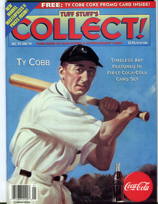 Tuff Stuff's Collect! Magazine Jan 1993 - Sept 1999 (72 Issues) You Pick! Dec 1993 - Jan 1994  - TvMovieCards.com