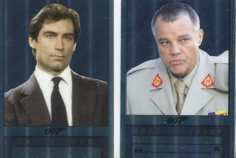 James Bond Archives Final 2017 Double Sided Mirror Chase Card You Pick Single M15  - TvMovieCards.com