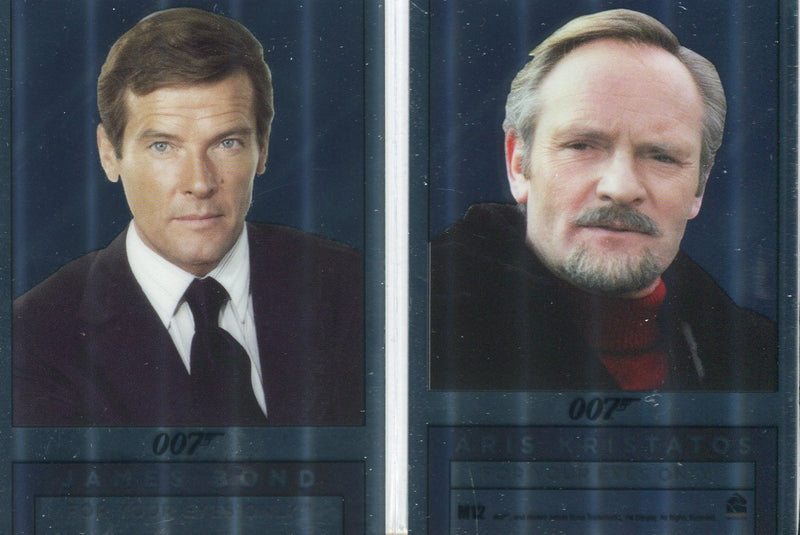 James Bond Archives Final 2017 Double Sided Mirror Chase Card You Pick Single M12  - TvMovieCards.com