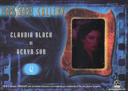 Farscape Season 4 Farscape Gallery Chase Card G2   - TvMovieCards.com