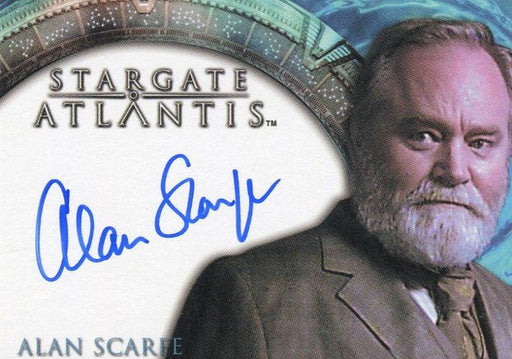 Stargate Atlantis Season One Alan Scarfe Autograph Card   - TvMovieCards.com