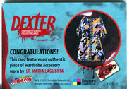 Dexter Season 4 Wardrobe Belt Costume Card D4C-C MLD New York Comic Con #12/50   - TvMovieCards.com