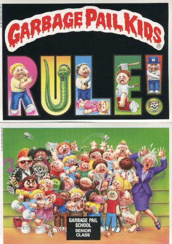 Garbage Pail Kids GPK Giant Stickers Card Set 15 Cards   - TvMovieCards.com