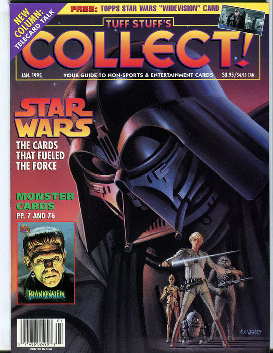 Tuff Stuff's Collect! Magazine Jan 1993 - Sept 1999 (72 Issues) You Pick! January 1995  - TvMovieCards.com