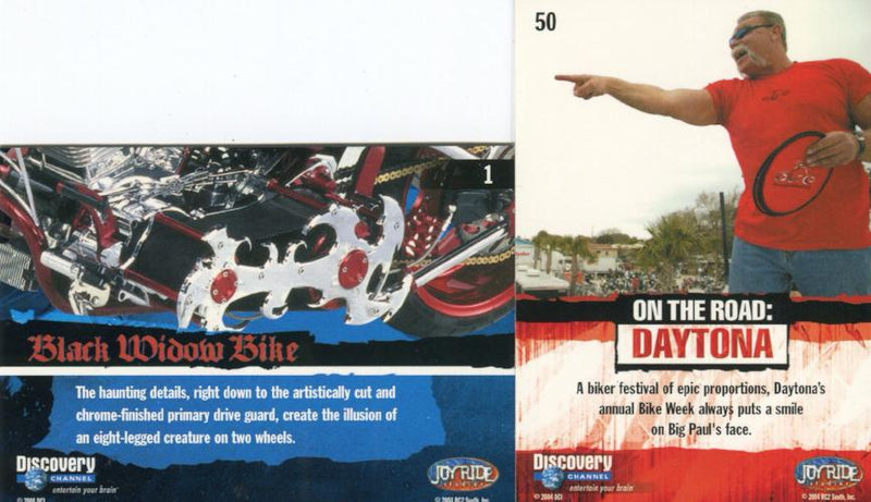American Chopper Orange County Choppers Base Card Set   - TvMovieCards.com