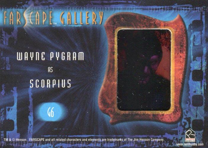 Farscape Season 4 Farscape Gallery Chase Card G6   - TvMovieCards.com
