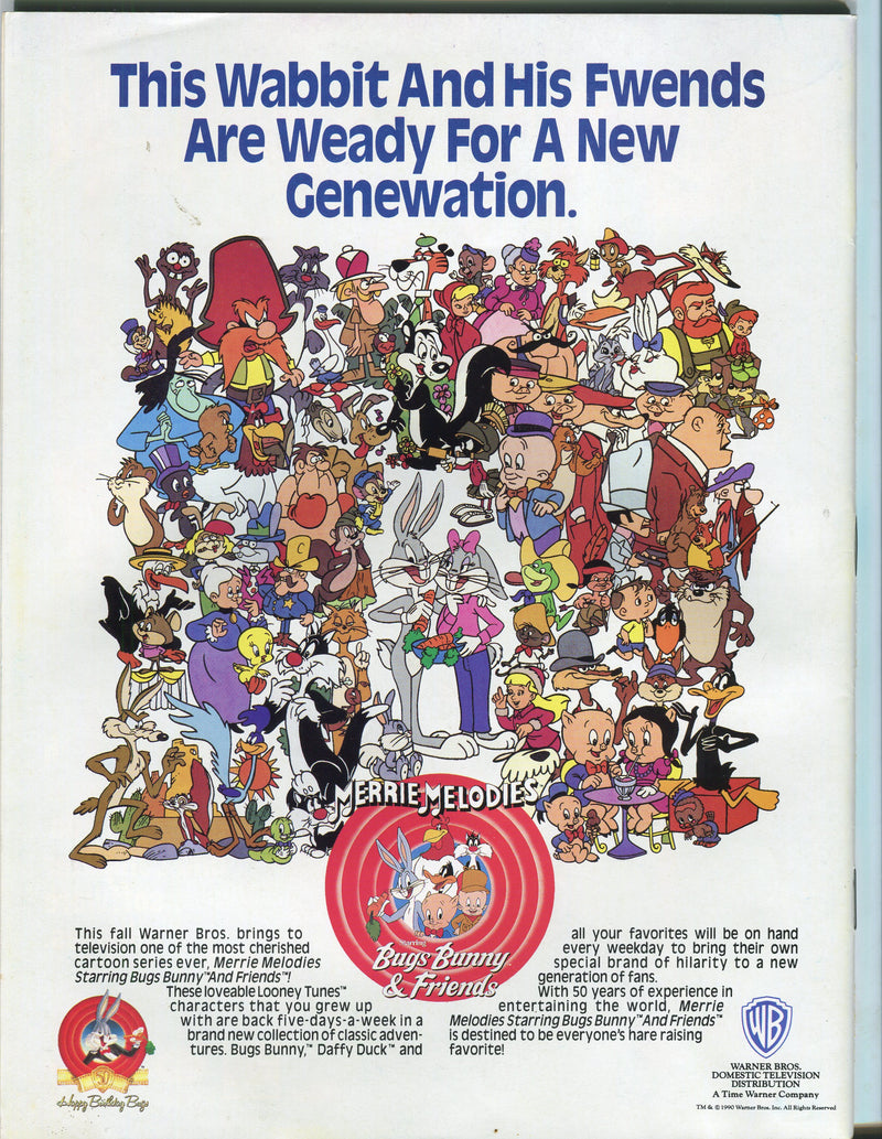 Vintage Warner Brothers Bugs Bunny Animation Cell - He's 50 Folks! Magazine   - TvMovieCards.com