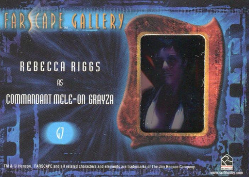 Farscape Season 4 Farscape Gallery Chase Card G7   - TvMovieCards.com