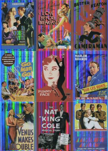 Classic Vintage Movie Posters 2 Vintage Stars Chase Card Set Breygent   - TvMovieCards.com