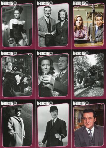Avengers TV 50th Anniversary Chase Card Set F1 thru F9 - TvMovieCards.com