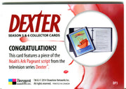 Dexter Seasons 5 & 6 Prop Variant Relic Card DP3 Noah's Ark Pageant Script   - TvMovieCards.com