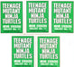 Teenage Mutant Ninja Turtles Movie Series 1 Sticker Card Set 11 Sticker Cards   - TvMovieCards.com
