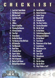 Tomb Raider (Lara Croft) Movie Base Card Set 90 Cards Inkworks 2001   - TvMovieCards.com