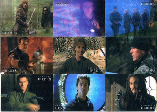 Stargate SG-1 Heroes Stargate in Motion Chase Card Set L1 - L9  9 Cards   - TvMovieCards.com