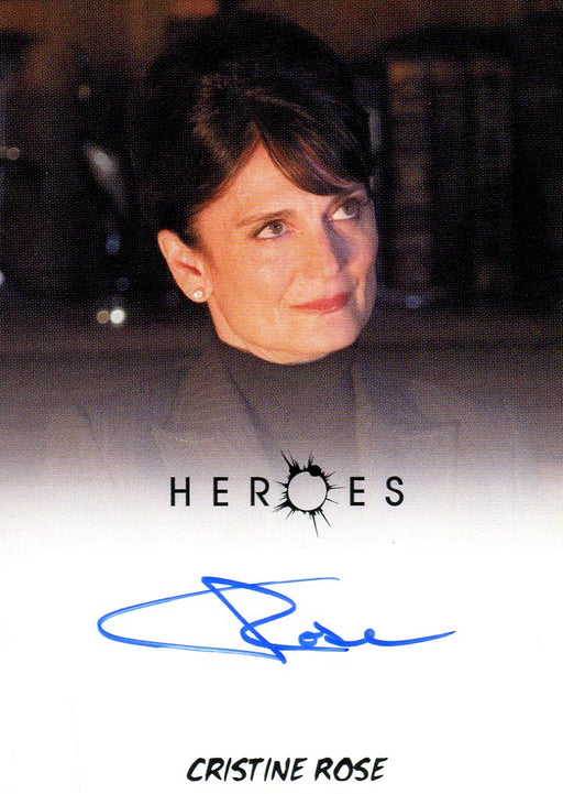 Heroes Archives Christine Rose as Angela Petrelli Autograph Card   - TvMovieCards.com