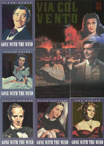 Classic Vintage Movie Posters 1 Gone with the Wind Chase Card Set Breygent   - TvMovieCards.com
