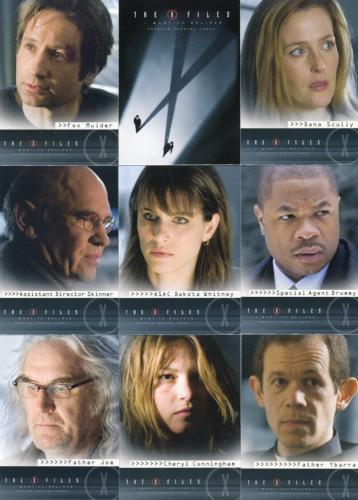 X-Files I Want to Believe Movie Base Card Set 72 Cards Inkworks 2008   - TvMovieCards.com