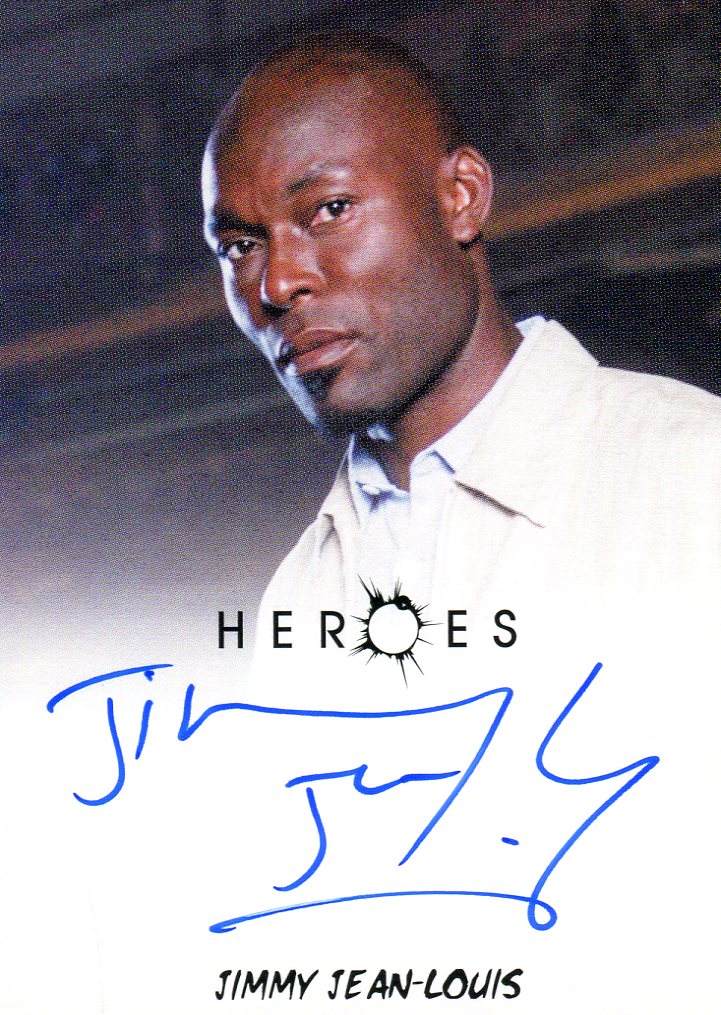 Heroes Archives Jimmy Jean-Louis as Rene Autograph Card Rittenhouse   - TvMovieCards.com