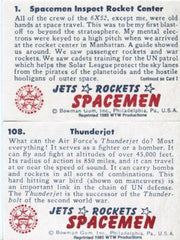 Jets, Rockets, Spacemen 1985 Reprint Vintage Card Set 108 Cards   - TvMovieCards.com
