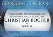 Stargate Atlantis Season Two Christian Bocher as Torrell Autograph Card   - TvMovieCards.com