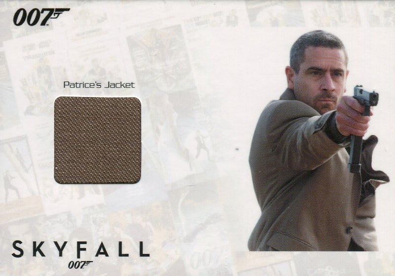 James Bond Autographs & Relics Patrice Relic Costume Card SSC5 #037/200   - TvMovieCards.com