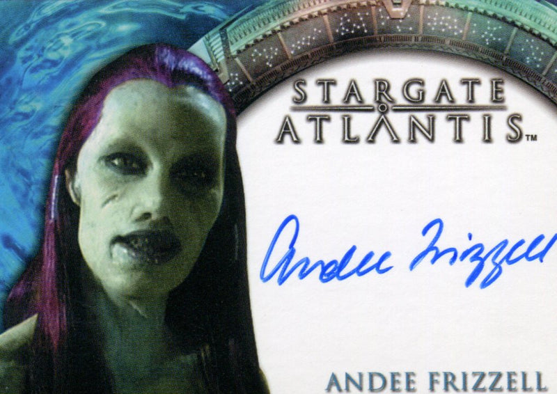 Stargate Atlantis Season Two Andee Frizzell as Wraith Hive Queen Autograph Card   - TvMovieCards.com