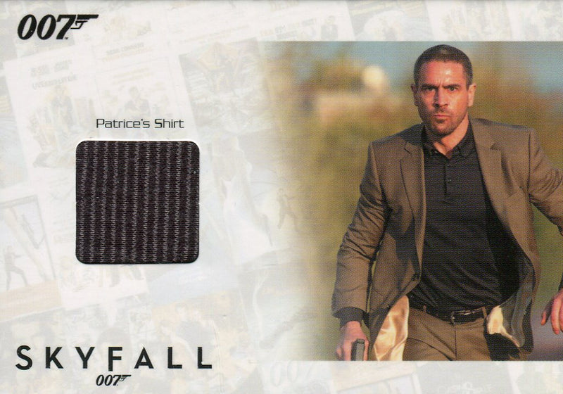 James Bond Autographs & Relics Patrice Relic Costume Card SSC6 #085/200   - TvMovieCards.com