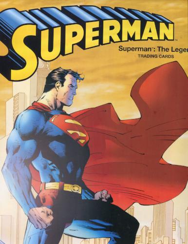 Superman The Legend  Sealed Collector Album with  BP1 Album Card   - TvMovieCards.com