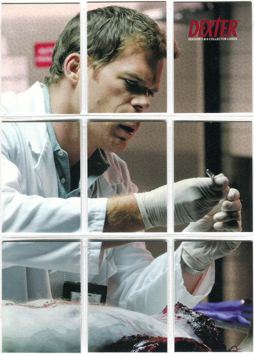 Dexter Seasons 5 & 6 DB1 - DB9 Beyond the Script Complete Puzzle Chase Card Set   - TvMovieCards.com