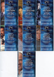 24 Twenty Four Seasons 1 and 2 Autograph Card Set   - TvMovieCards.com