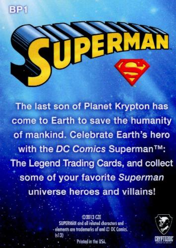 Superman The Legend  Sealed Collector Album with  BP1 Album Card   - TvMovieCards.com